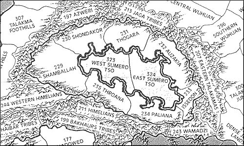 The provinces of Meru