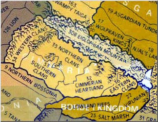The provinces of Cimmeria