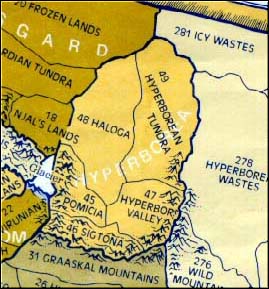 The provinces of Hyperborea