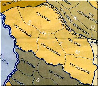 The provinces of Shem