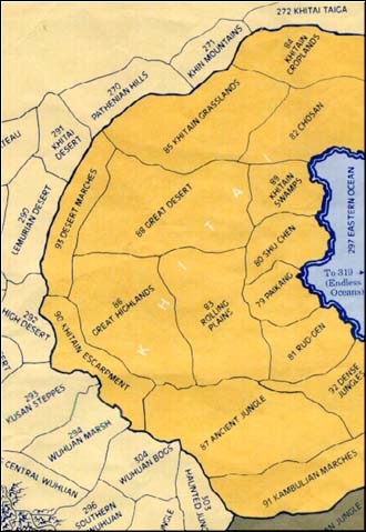 The provinces of Khitai